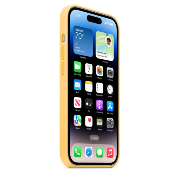 Чохол-накладка iPhone 14 Pro Apple Silicone Case 1:1 with MagSafe Sunglow Чохол-накладка iPhone 14 Pro Apple Silicone Case 1:1 with MagSafe Sunglow