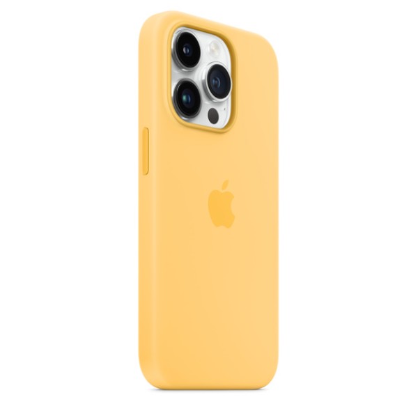 Чохол-накладка iPhone 14 Pro Apple Silicone Case 1:1 with MagSafe Sunglow Чохол-накладка iPhone 14 Pro Apple Silicone Case 1:1 with MagSafe Sunglow