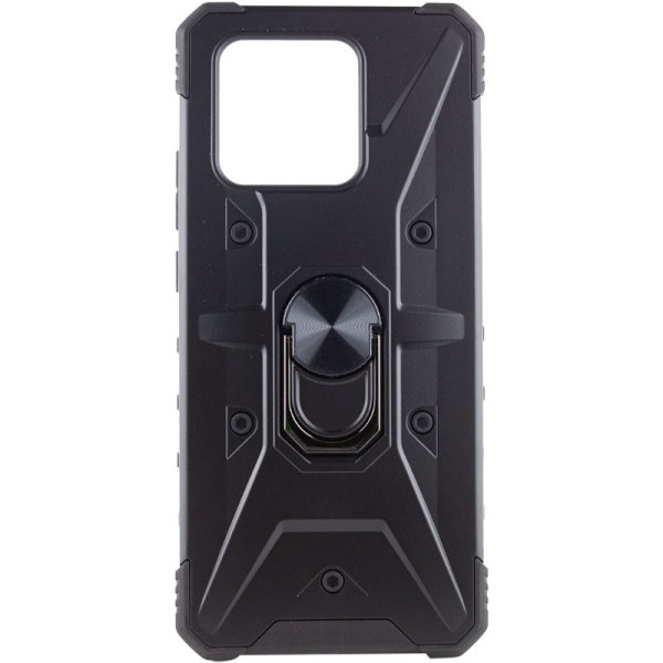 Ударостійкий чохол Pathfinder Ring для Xiaomi Redmi 10C / Poco C40 Чорний / Black