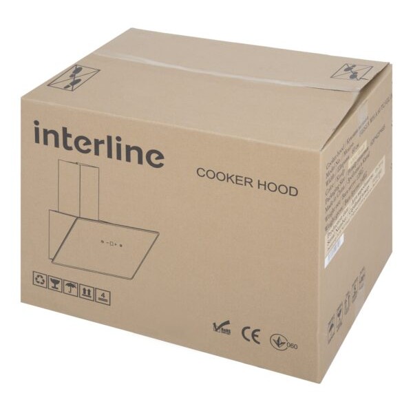 Витяжка Interline FIESTA BK A 60 TC/GL/A Витяжка Interline FIESTA BK A 60 TC/GL/A