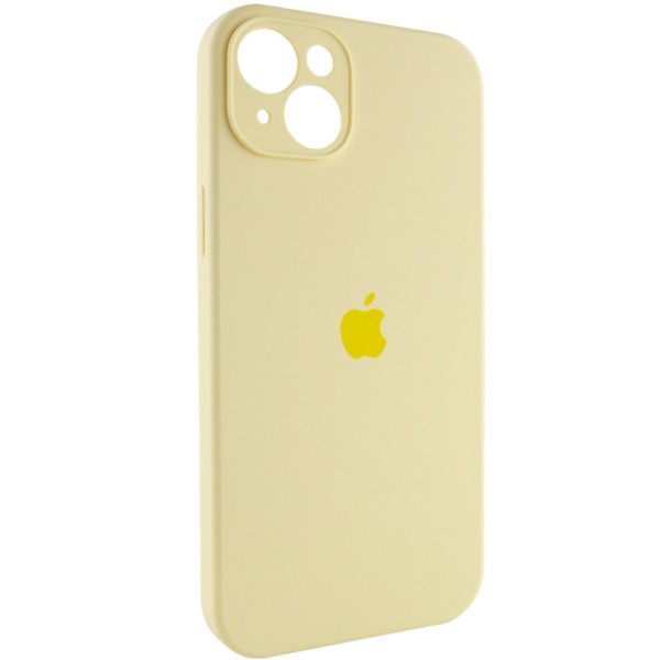 Чохол Silicone Case Full Camera Protective (AA) для Apple iPhone 14 Plus (6.7") Жовтий / Mellow Yellow