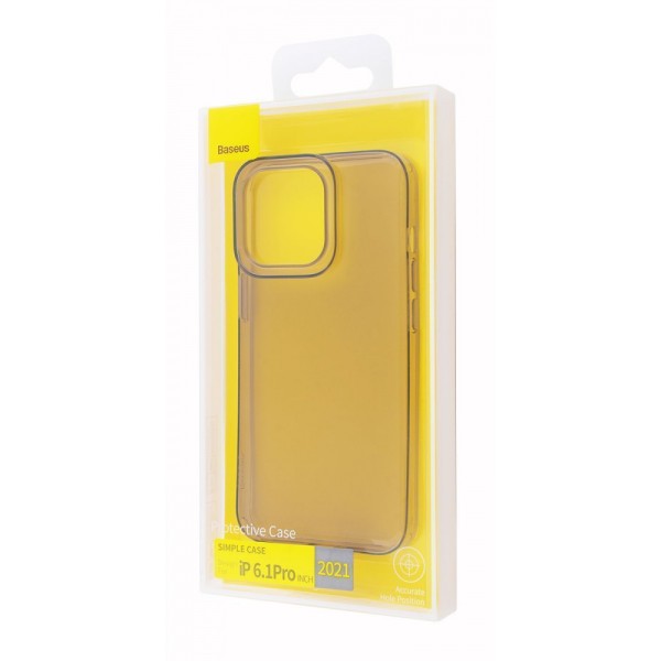 Чохол-накладка iPhone 13 Pro Baseus Simple (TPU) Transparent