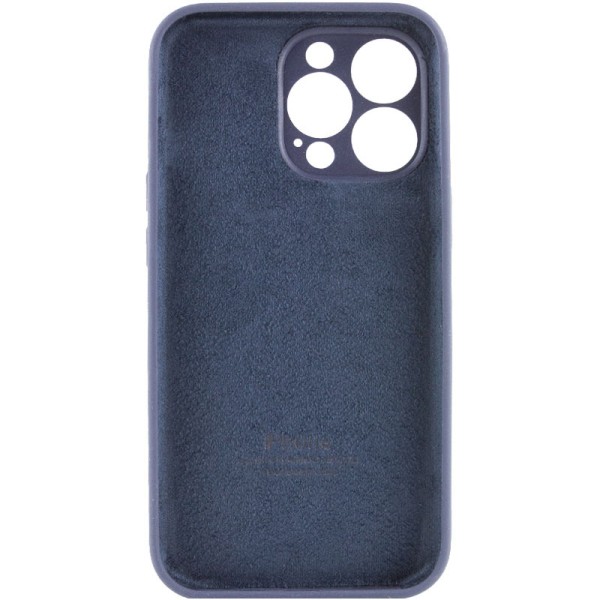 Чохол Silicone Case Full Camera Protective (AA) для Apple iPhone 14 Pro (6.1") Темно-синій / Midnight blue Чохол Silicone Case Full Camera Protective (AA) для Apple iPhone 14 Pro (6.1") Темно-синій / Midnight blue