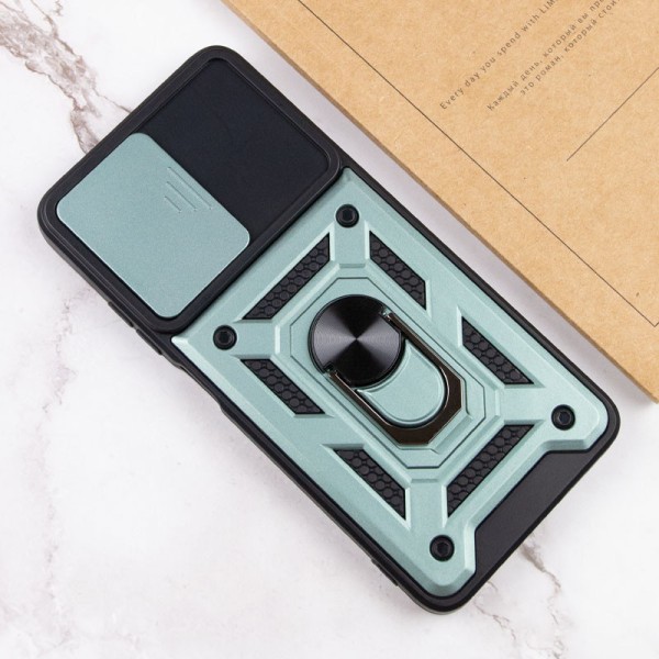 Ударостійкий чохол Camshield Serge Ring для Xiaomi Redmi Note 10 / Note 10s / Poco M5s Зелений