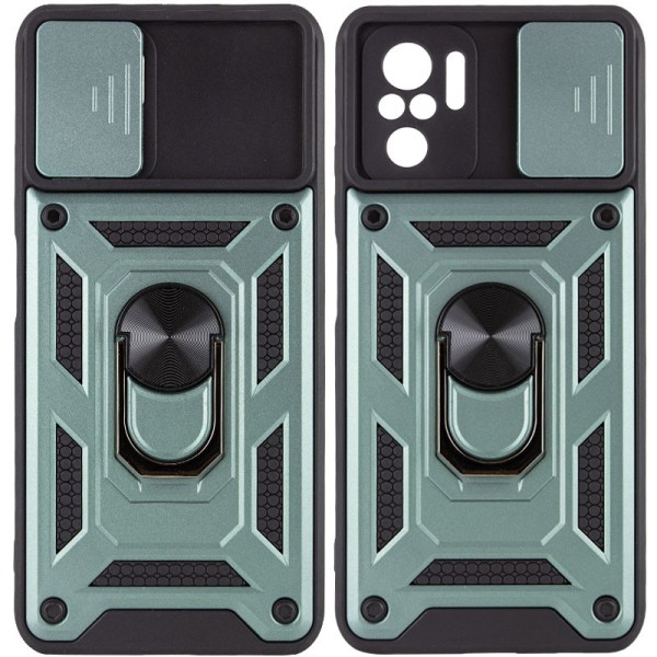 Ударостійкий чохол Camshield Serge Ring для Xiaomi Redmi Note 10 / Note 10s / Poco M5s Зелений