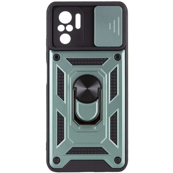 Ударостійкий чохол Camshield Serge Ring для Xiaomi Redmi Note 10 / Note 10s / Poco M5s Зелений