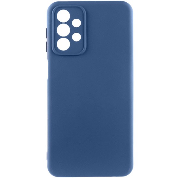 Чехол Silicone Cover Lakshmi Full Camera (A) для Samsung Galaxy A23 4G Синий / Navy Blue