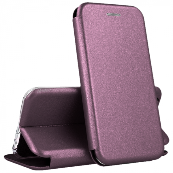 Чохол-книжка Samsung A235 (A23-2022) ориг. (кожа) Burgundy