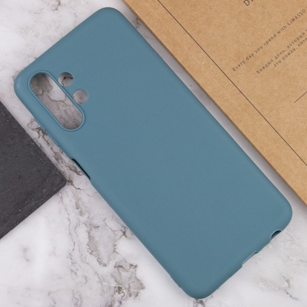 Силіконовий чохол Candy для Samsung Galaxy A13 4G / A04s Синій / Powder Blue