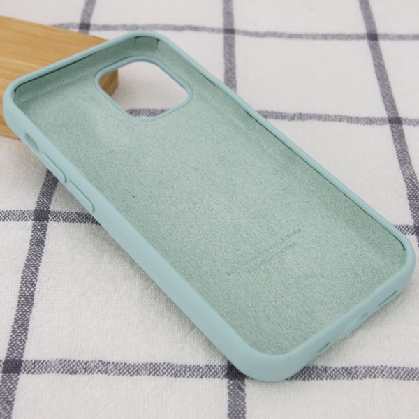 Чохол Silicone Case Full Protective (AA) для Apple iPhone 12 Pro Max (6.7") Бірюзовий / Turquoise Чохол Silicone Case Full Protective (AA) для Apple iPhone 12 Pro Max (6.7") Бірюзовий / Turquoise