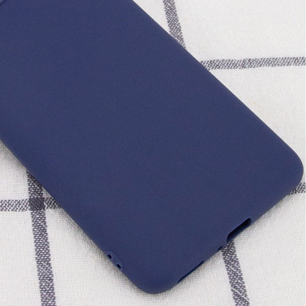Силиконовый чехол Candy для Samsung Galaxy A03s Синий