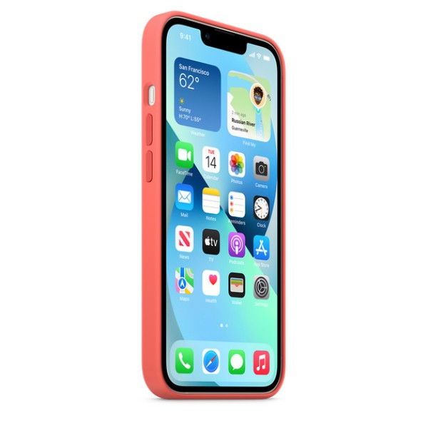 Чохол-накладка iPhone 13 Apple Silicone Case 1:1 with MagSafe Pink Pamelo Чохол-накладка iPhone 13 Apple Silicone Case 1:1 with MagSafe Pink Pamelo