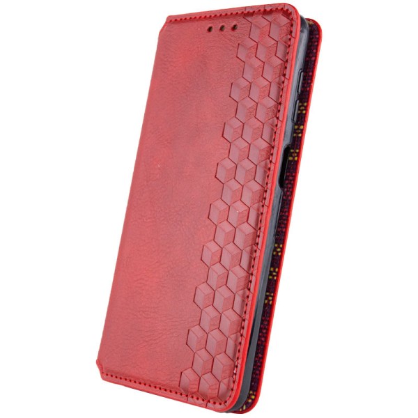Шкіряний чохол книжка GETMAN Cubic (PU) для Samsung Galaxy A04s Червоний Шкіряний чохол книжка GETMAN Cubic (PU) для Samsung Galaxy A04s Червоний
