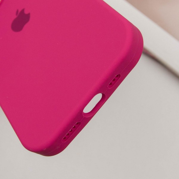 Чохол Silicone Case Full Protective (AA) для Apple iPhone 13 Pro (6.1") Червоний / Rose Red