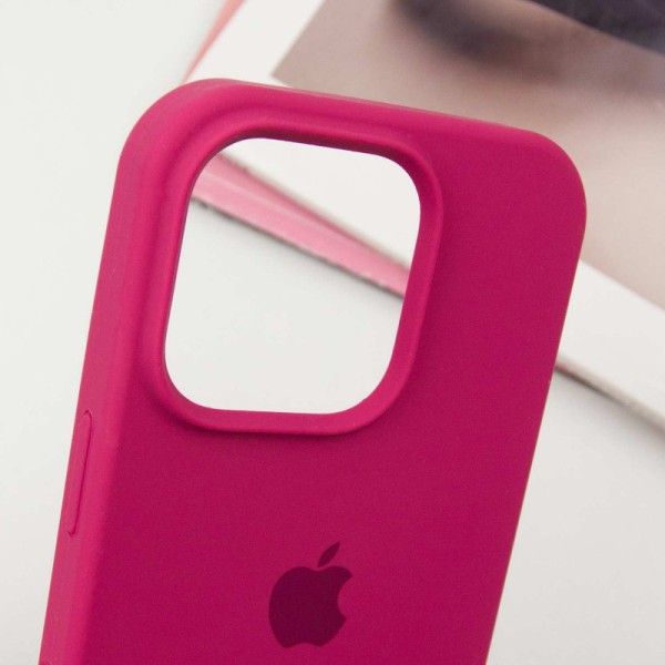 Чохол Silicone Case Full Protective (AA) для Apple iPhone 13 Pro (6.1") Червоний / Rose Red