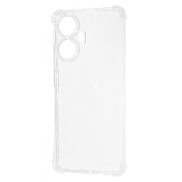 Чохол WXD Силікон 0.8 mm HQ Realme C55 clear