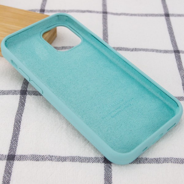 Чохол Silicone Case Full Protective (AA) для Apple iPhone 14 Pro Max (6.7") Бірюзовий / Marine Green Чохол Silicone Case Full Protective (AA) для Apple iPhone 14 Pro Max (6.7") Бірюзовий / Marine Green