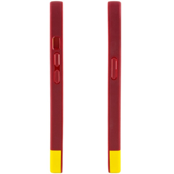 Чохол TPU+PC Bichromatic для Apple iPhone 7 plus / 8 plus (5.5") Brown burgundy / Yellow