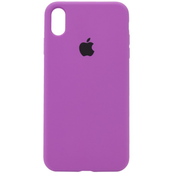 Чохол Silicone Case Full Protective (AA) для Apple iPhone XR (6.1") Фіолетовий / Grape