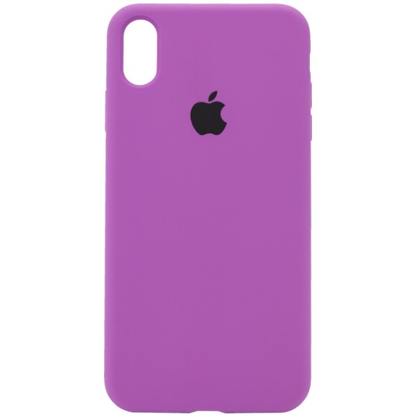 Чохол Silicone Case Full Protective (AA) для Apple iPhone XR (6.1") Фіолетовий / Grape