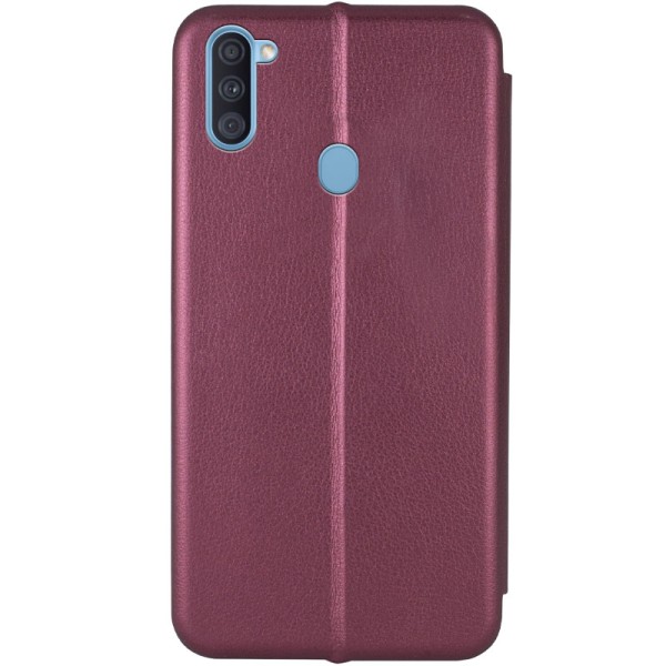Шкіряний чохол (книжка) Classy для Samsung Galaxy A11 Бордовий