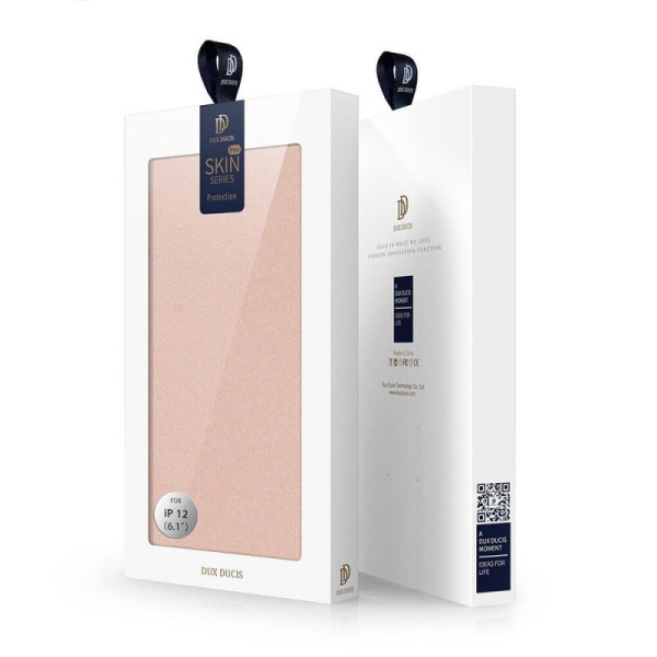 Чохол-книжка Dux Ducis з кишенею для візиток для Apple iPhone 14 Pro (6.1") Rose Gold