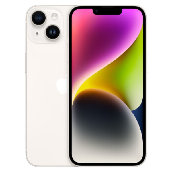 Смартфон Apple iPhone 14 128GB Starlight (MPUR3)