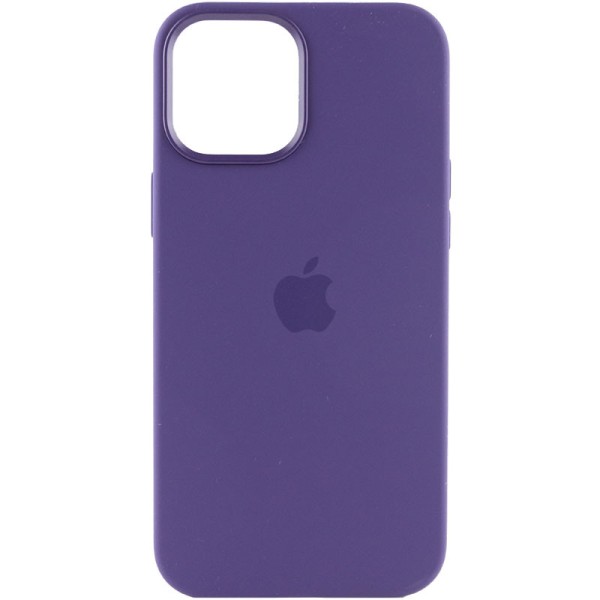 Чохол Silicone case (AAA) full with Magsafe and Animation для Apple iPhone 12 Pro Max (6.7") Фіолетовий / Amethyst