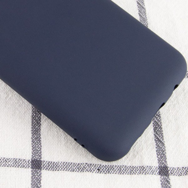 Чехол Silicone Cover My Color Full Protective (A) для Samsung Galaxy A02s Синий / Midnight blue