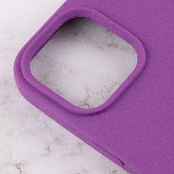 Чохол Silicone Case Full Protective (AA) для Apple iPhone 13 Pro (6.1") Фіолетовий / Grape Чохол Silicone Case Full Protective (AA) для Apple iPhone 13 Pro (6.1") Фіолетовий / Grape