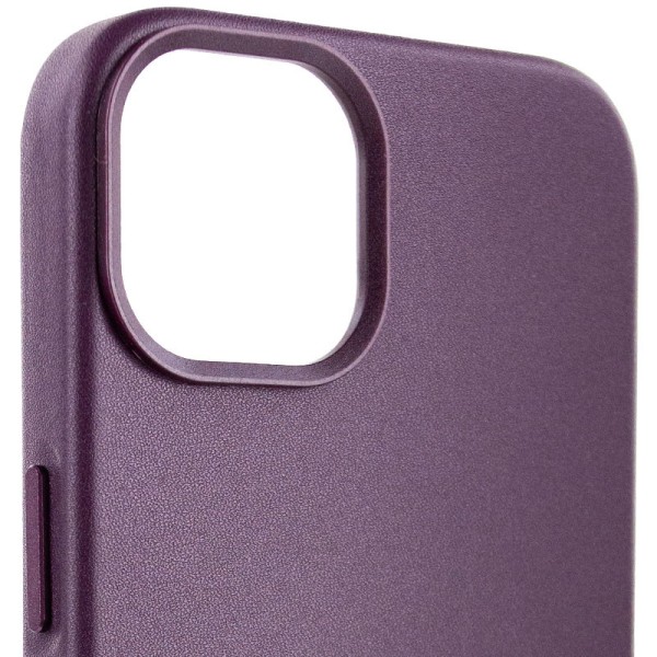 Шкіряний чохол Leather Case (AA Plus) with MagSafe для Apple iPhone 14 (6.1") Dark Cherry Шкіряний чохол Leather Case (AA Plus) with MagSafe для Apple iPhone 14 (6.1") Dark Cherry