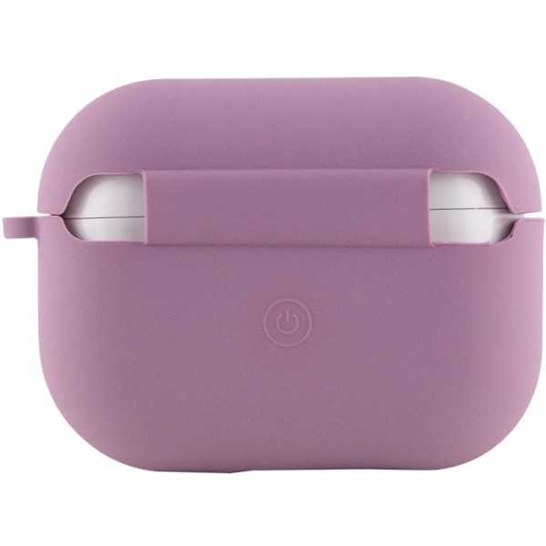 Силіконовий футляр з мікрофіброю для навушників Airpods Pro Ліловий / Lilac Pride Силіконовий футляр з мікрофіброю для навушників Airpods Pro Ліловий / Lilac Pride
