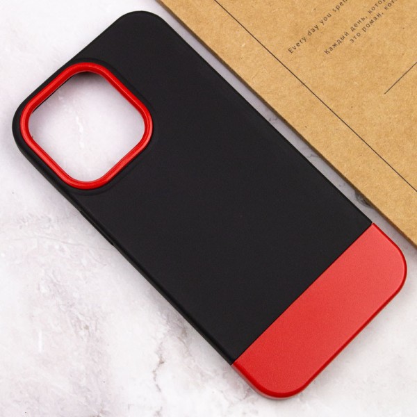 Чохол TPU+PC Bichromatic для Apple iPhone 13 Pro Max (6.7") Black / Red