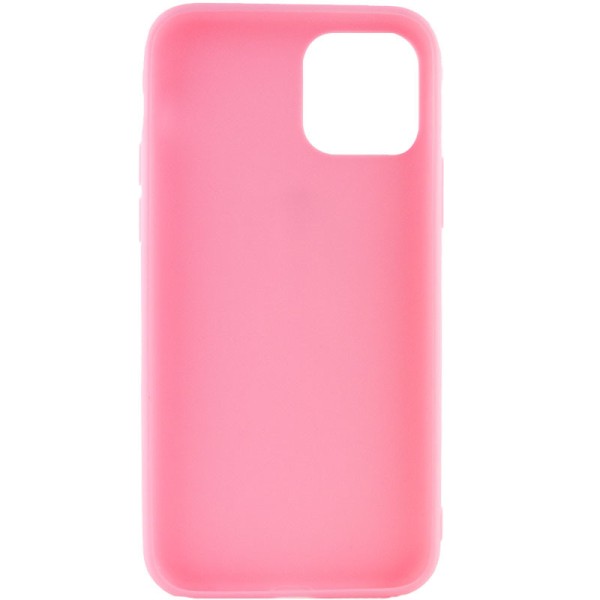 Силіконовий чохол Candy для Apple iPhone 12 Pro Max (6.7") Рожевий
