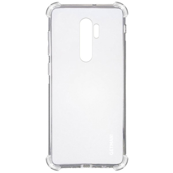 TPU чохол GETMAN Ease logo посилені кути для Xiaomi Redmi Note 8 Pro Безбарвний (прозорий)