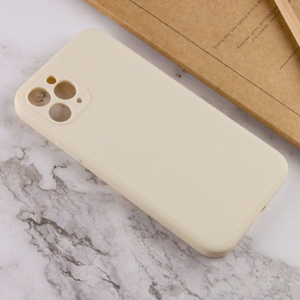 Силіконовий чохол Candy Full Camera для Apple iPhone 11 Pro Max (6.5") Бежевий / Antigue White Силіконовий чохол Candy Full Camera для Apple iPhone 11 Pro Max (6.5") Бежевий / Antigue White