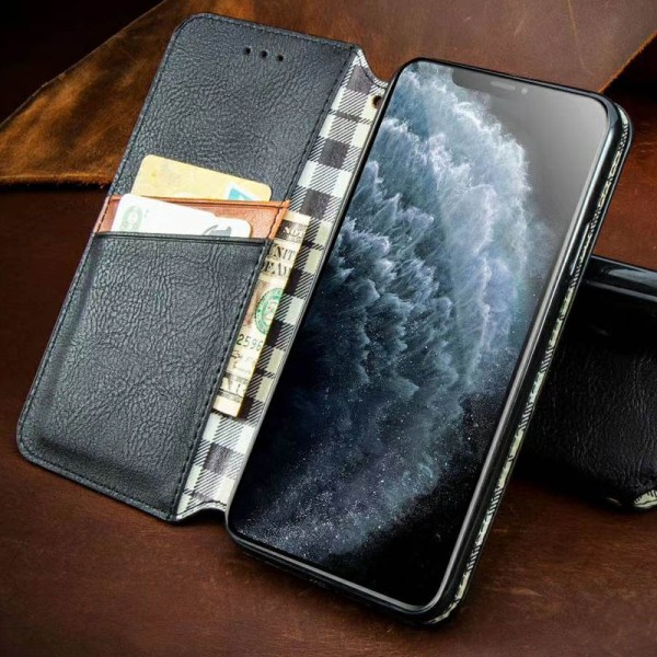 Кожаный чехол книжка GETMAN Cubic (PU) для Samsung Galaxy A31 Черный