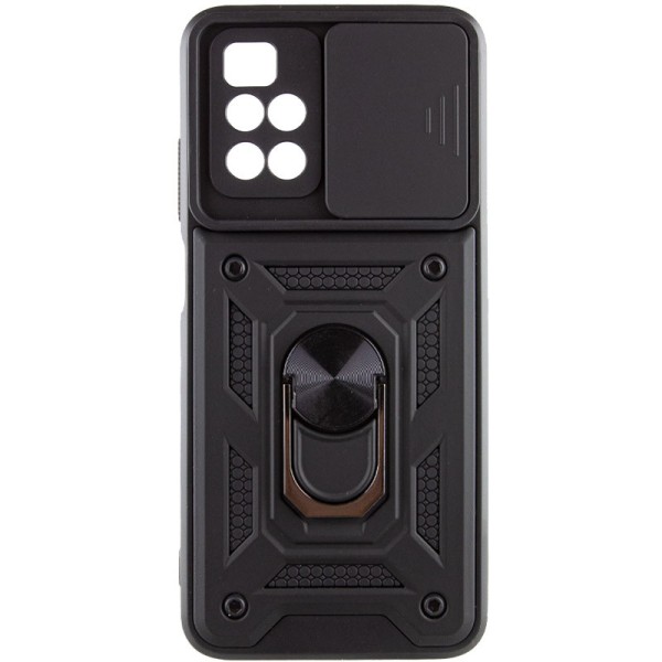 Ударостійкий чохол Camshield Serge Ring для Xiaomi Redmi 10 Чорний