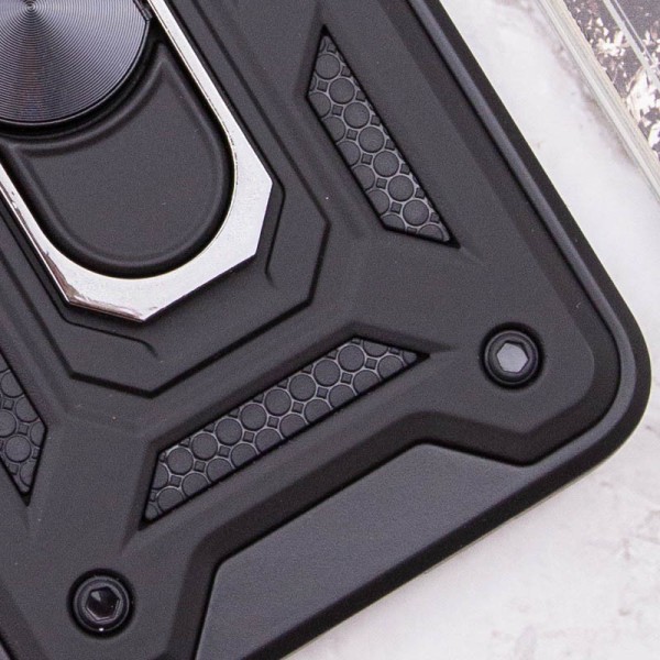 Ударостійкий чохол Camshield Serge Ring для Xiaomi Redmi 10 Чорний