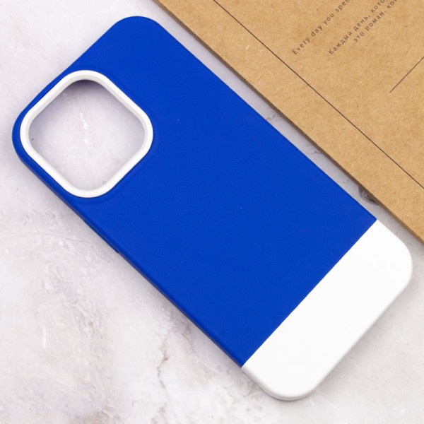Чохол TPU+PC Bichromatic для Apple iPhone 13 Pro Max (6.7") Navy Blue / White Чохол TPU+PC Bichromatic для Apple iPhone 13 Pro Max (6.7") Navy Blue / White