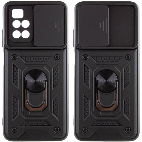 Ударостійкий чохол Camshield Serge Ring для Xiaomi Redmi 10 Чорний