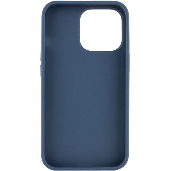 TPU чохол Bonbon Metal Style для Apple iPhone 14 Pro (6.1") Синій / Denim Blue