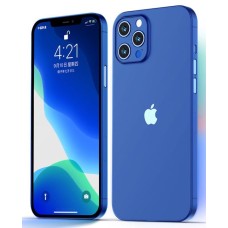 Чохол-накладка Apple iPhone 12 TOTU Sofe Fiber Transparent Blue