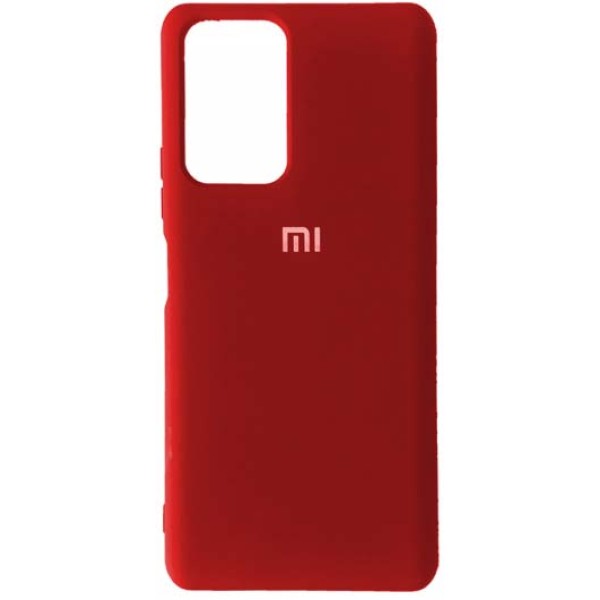 Чехол-накладка Xiaomi Redmi Note 10 Original Silicon Case Red