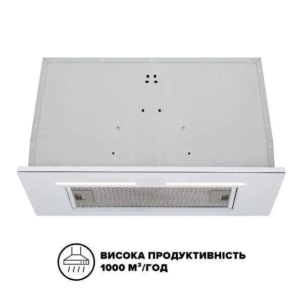 Витяжка Interline SWAY WH A/60 GL/S