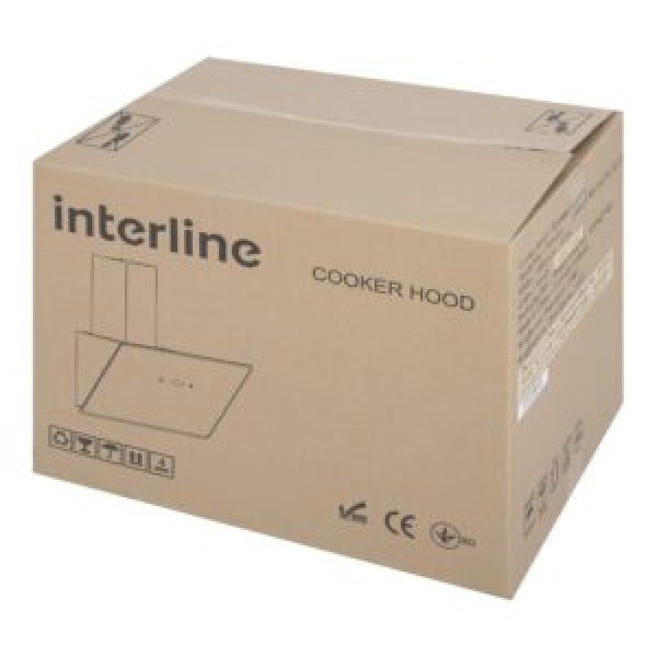 Витяжка Interline FIESTA WH A 60 TC/GL/A