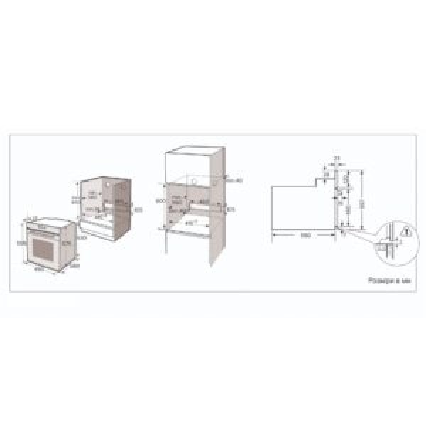 Духова шафа Interline OEG 170 MRN BB Духова шафа Interline OEG 170 MRN BB