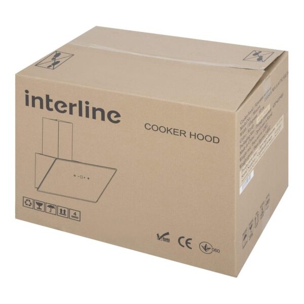Витяжка Interline FIESTA WH A 60 TC/GL/A