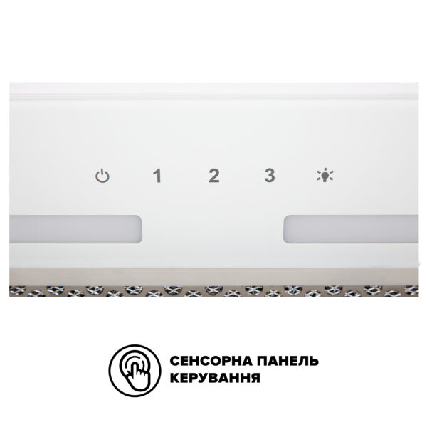 Витяжка Interline SWAY WH A/60 GL/S