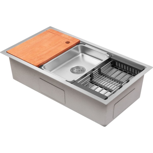 Кухонна мийка Gunter & Hauer Federbach 8022 Inox Honey Кухонна мийка Gunter & Hauer Federbach 8022 Inox Honey